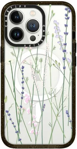 Vista 166 de CASETiFY Funda Impact para iPhone 13 [Protección contra caídas de grado militar 4X de 8.2 pies/Compatible con Magsafe] - #1 Mom - Transparente