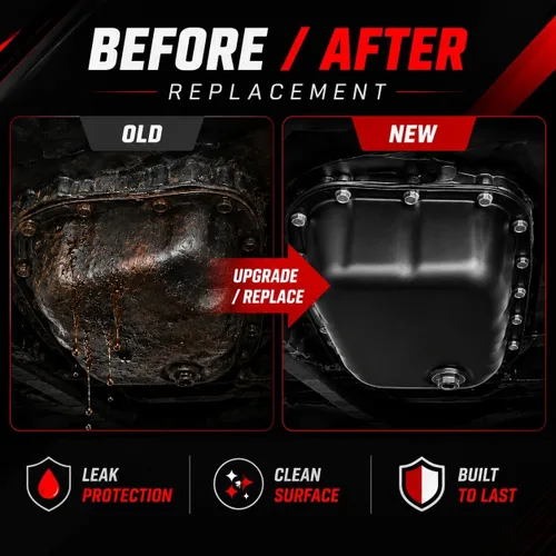 Vista 4 de Cárter de aceite del motor con tapón de drenaje, cárter de aceite para Audi A3 2010 2011 2012 2013 Volkswagen Jetta 2009-2014 Beetle 2013-2014 Golf