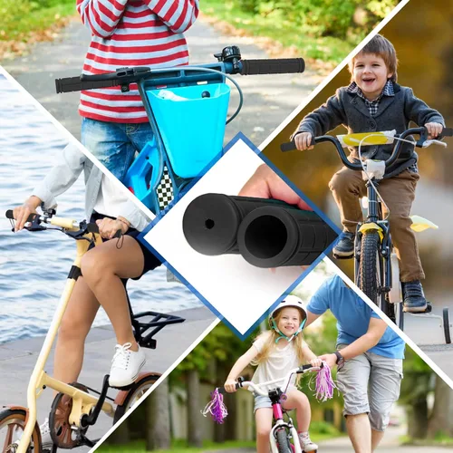 Vista 6 de Coolrunner Agarres de manillar de bicicleta, empuñaduras de bicicleta para niños y niñas, agarre de goma antideslizante para scooter Cruiser Seadoo