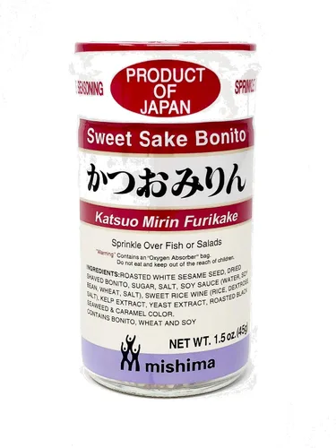 Vista 5 de Mishima Paquete variado Furikake de condimentos de arroz 4 sabores Producto de Japón