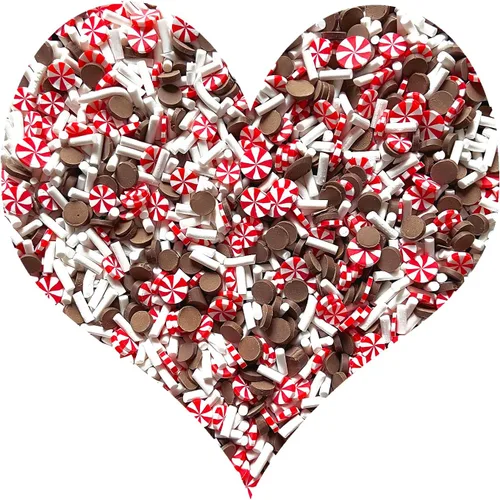 Vista 39 de Chispitas Falsas Chispitas Falsas de Navidad Chispitas Falsas de Caramelo Chispitas de Arcilla Polimérica Chispitas Poliméricas Rebanadas de Arcilla