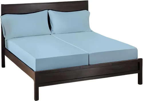 Vista 35 de Giza Sheets Twin – Sábanas de 100% algodón egipcio Giza – Sábanas para colchón de hasta 18 pulgadas de profundidad – 4 piezas de sábanas de algodón