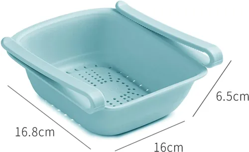 Vista 8 de Organizador de cajones para nevera, almacenamiento lateral del refrigerador, refrigerador debajo del estante, mini organizadores de refrigerador