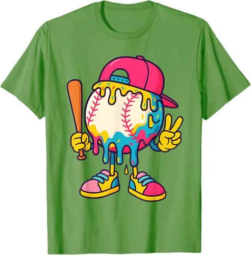 Vista 17 de Camiseta de béisbol Ice Cream Drip Youth Back To School Baseball Stuff