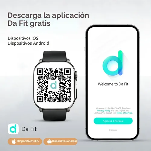 Vista 3 de Reloj inteligente, pantalla curvada AMOLED de 2.01 pulgadas con contestar/hacer llamadas, reloj de fitness con rastreadores de fitness y sueño