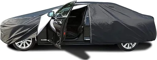 Vista 3 de Car Cover Compatible with Vauxhall Zafira Life S, Outdoor Full Car Cover Breathable and Dustproof Windproof, Car Cover for Automobiles Protection