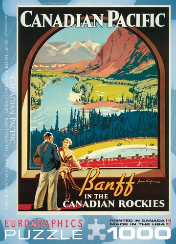 Vista 4 de EuroGraphics CP Rail in The Canadian Rockies Puzzle (1000 piezas)