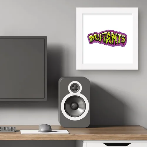 Vista 5 de Trends International Gallery Pops Nickelodeon Teenage Mutant Ninja Turtles: Mutant Mayhem - Arte de pared de tipografía de mutantes, versión Versión