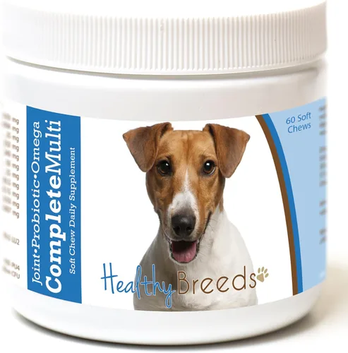Vista 63 de Healthy Breeds Affenpinscher todo en uno multivitamínico suave masticable 60
