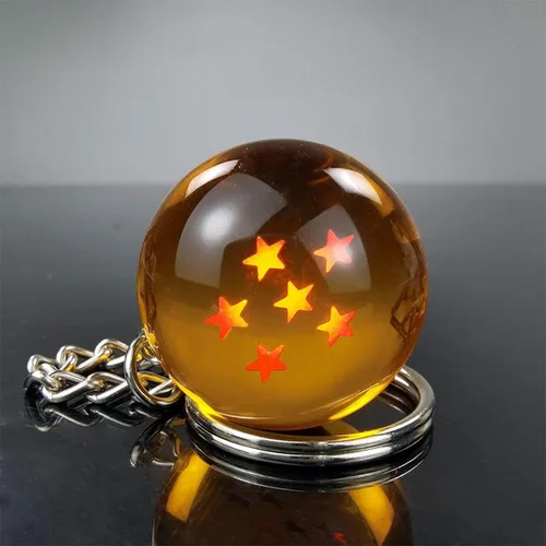 Vista 5 de Dragon Ball,7PCS Acrylic Dragon Ball Z Keychains,Esferas del Dragon Ball,DBZ Keychain for Kids Birthday Party Favor