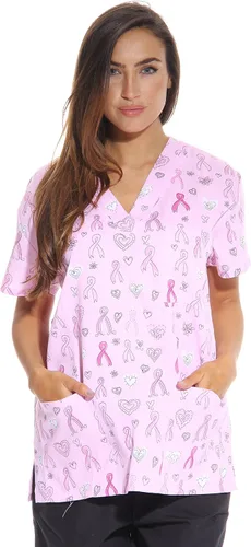 Vista 36 de Just Love - Tops de trabajo festivos para mujer Aqua - Luna y estrellas