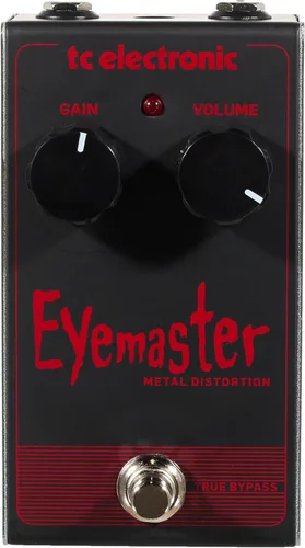 Vista 3 de TC Electronic DARK MATTER DISTORTION Pedal de distorsión fenomenal con rango dinámico extremo, ecualizador de dos bandas e interruptor de voz