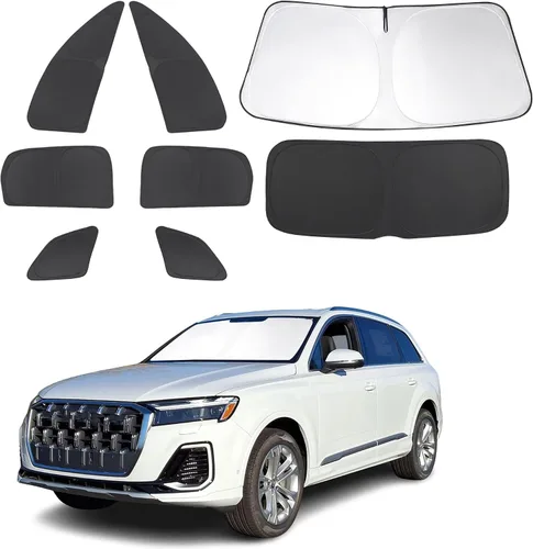 Vista 108 de TINGLU Persianas de ventana para Honda CR-V 2023-2026, accesorios para ventanas laterales de automóvil, parabrisas triangular, parasol para rayos UV