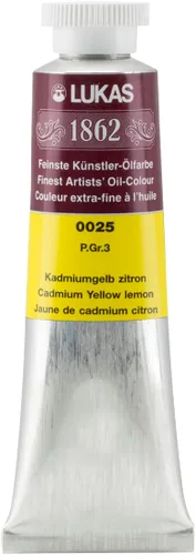 Vista 37 de Lukas 1862 Pintura al Óleo para Artistas Profesionales - Colores Tierra Amarillentos, 37 mL - Juego de 4 - Destacada Resistencia a la Luz, Sin