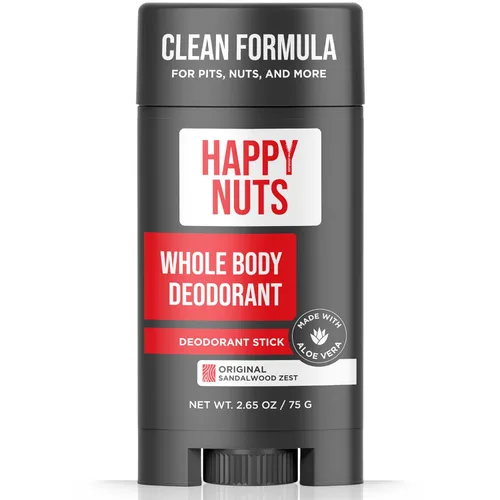 Vista 9 de Happy Nuts Desodorante de cuerpo entero para hombres, control de olores de cuerpo completo, ideal para hoyos, ingle y más, confianza durante todo