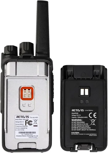Vista 8 de Retevis RT68 Radio de 2 vías, Walkie Talkies de largo alcance para adultos (Paquete de 10) con cargador de 10 vías, carga más fácil y segura