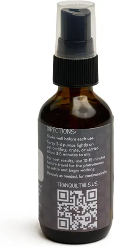 Vista 4 de Pet Zen - Aerosol calmante de feromonas para gatos, 2 onzas Alcohol-Free, Fragrance-Free - Spray on Bedding, Carriers, Favorite Spots. Travel