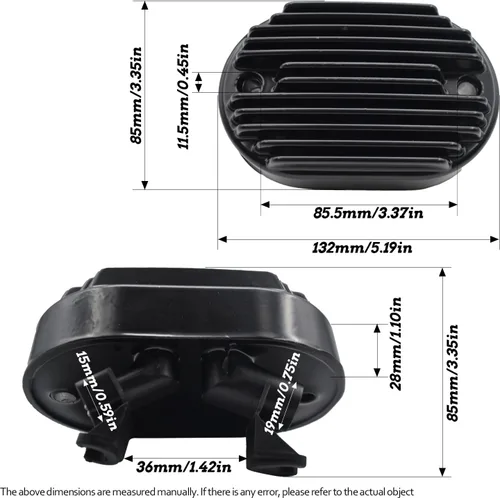 Vista 6 de Regulador de voltaje rectificador de reemplazo Karsee para Harley Davidson Softail Número de pieza de reemplazo 74540-08 2008-2013