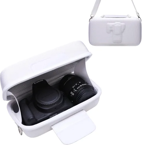 Vista 10 de LTGEM Estuche para cámara para Canon EOS Rebel T7 / R50 / R100 / R50 V / T6 / R8 / R10 / RP / SL3 / R5 / T100 DSLR SLR y lente de 18-55mm/18-45mm