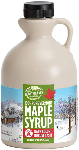 Vista 14 de Butternut Mountain Farm Jarabe de arce puro grado A, botella de PET rico en ámbar, 12 onzas líquidas