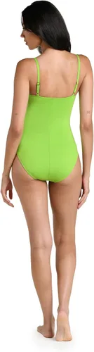 Vista 5 de La Blanca Bañador de una pieza Island Goddess para mujer con banda elástica lateral Manzana