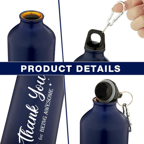 Vista 3 de Zhehao 10 botellas de agua de agradecimiento a los empleados para graduación, regalos de agradecimiento para personal, compañeros de trabajo