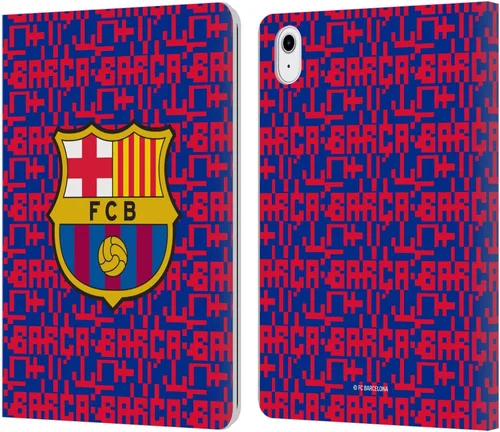 Vista 10 de Head Case Designs Funda de piel con licencia oficial del FC Barcelona Barca Crest Graphics para Apple iPad Air 2020/2022