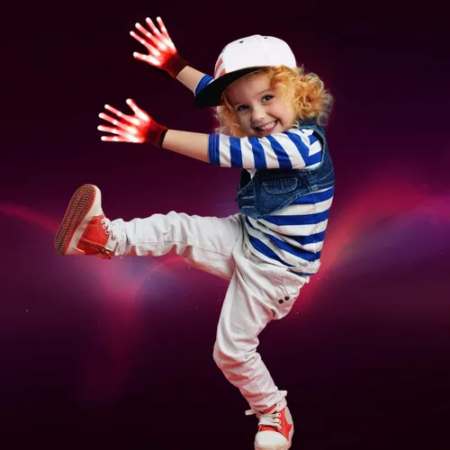 Vista 3 de Guantes LED con luz LED para niños, adolescentes y adultos, regalos de juguete para niños de 5 a 12 años de edad, para hombres y mujeres, 12