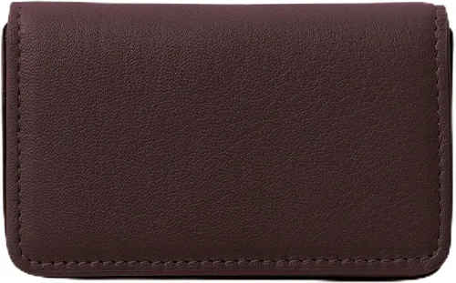 Vista 11 de Leatherology - Estuche delgado para tarjetas de visita con cierre magnético Negro Onyx