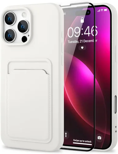 Vista 15 de MZELQ Compatible con iPhone 11 Funda TPU Soporte para Tarjetas Cubierta de Billetera, Protección de Cámara + Protector de Pantalla Funda Suave