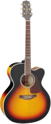 Vista 2 de Takamine GJ72CE-BSB - Guitarra acústica-eléctrica Jumbo Cutaway, Sunburst