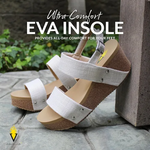 Vista 4 de VOLATILE Sandalias de cuña Summerlove para mujer