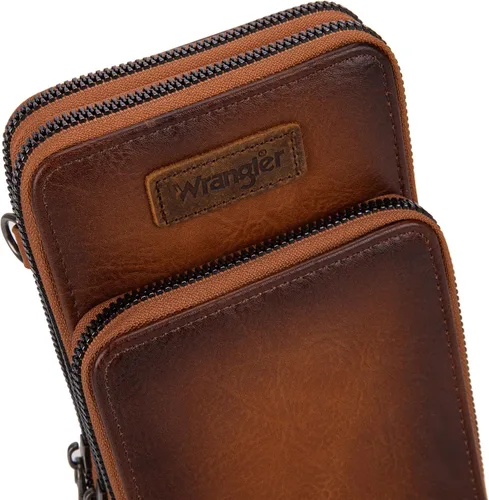 Vista 5 de Wrangler RFID Blocking Crossbody Purses for Women Cell Phone Wallet with Credit Card Slots