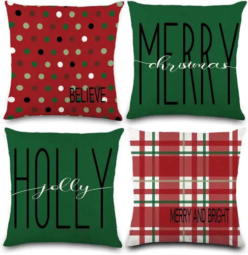 Vista 8 de DULEFUN 4 piezas de fundas de almohada de otoño de 18 x 18 pulgadas, hojas de calabaza y arce, decoración de otoño, fundas de almohada para sofá