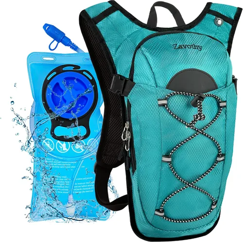 Vista 14 de Zavothy Hydration Backpack with 2L Hydration Bladder Water Backpack for Hiking Hydration Pack for Running Cycling Hiking