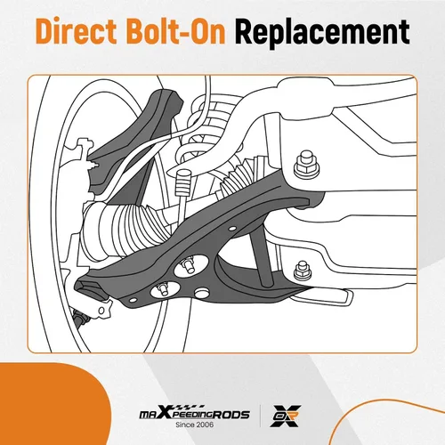 Vista 4 de maXpeedingrods 2 piezas de brazo de control delantero inferior para Jeep Grand Cherokee Dodge Durango 2011-2015, kit de brazo de control