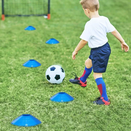 Vista 6 de GHB Agility Ladder,Football Training Equipment Set,4 Agility Hurdles, 20 feet12 Rungs Speed Ladder,12 Disc Cones,Resistance Parachute, Jump Rope, 5