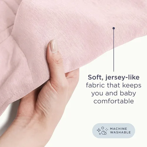 Vista 4 de Ergobaby Embrace Portabebés para Recién Nacidos hasta Niños Pequeños - Portabebés Ergonómicos Ligeros - Esenciales Acogedores (7-25 Libras), Tejido