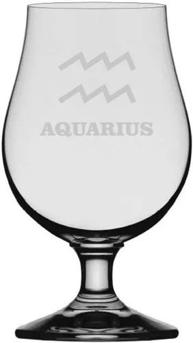 Vista 18 de Símbolo del zodiaco grabado multiusos 12.75oz Copa de vino Géminis