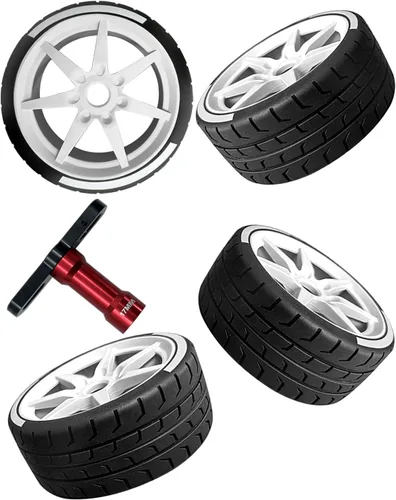 Vista 9 de Neumáticos RC 2.9 para o ARRMA 1/8 Typhon 6s BLX, 1/7 Infracción 6S BLX, ilimitado, juego de neumáticos de rueda RC con llave de rueda, 4 neumáticos
