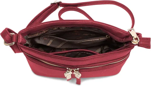 Vista 6 de LA TERRE Bolsos cruzados con bolsillo con cremallera, bolsos cruzados ligeros medianos para mujer