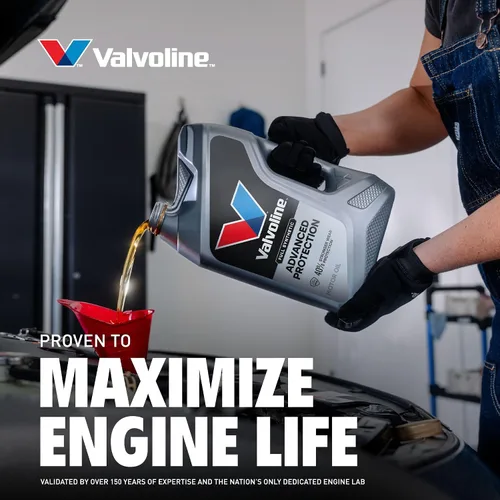 Vista 15 de Valvoline SynPower Full aceite sintético para motor, 1 Cuarto de galón, Ambar