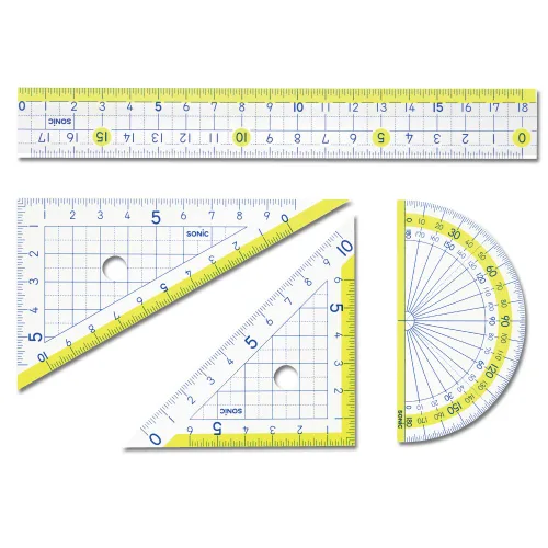 Vista 2 de Sonic Aprendizaje Divertido regla Set sn-868 (Japón Importación)
