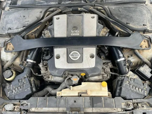 Vista 4 de Kit de manguera de entrada de aire de silicona compatible con Nissan 370z Infiniti G37 2009-2014 (negro)