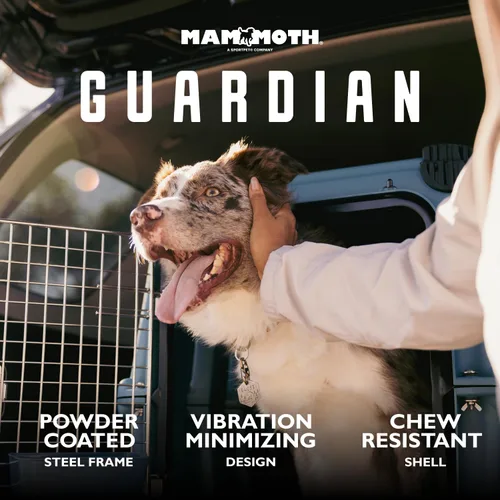 Vista 2 de Mammoth Guardian - Perrera para perros de 36 pulgadas, resistente caja de viaje y exteriores para cachorros, perros pequeños, medianos y grandes