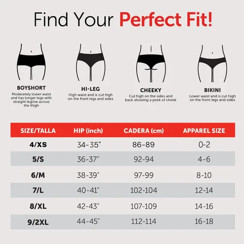Vista 7 de Hanes Ropa interior de bikini de pierna alta para mujer, bikini sin costuras, colores surtidos, paquete de 6