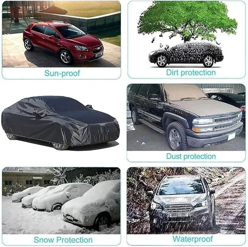 Vista 4 de ZYuan Funda de coche compatible con DS DS3 DS4 DS5 DS7 impermeable para automóvil, transpirable, resistente al viento, resistente al granizo, a