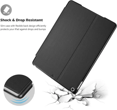 Vista 5 de ProCase Funda para iPad 10.2 2021 iPad 9ª generación / iPad 2020 8ª generación/iPad 2019 7ª generación, funda protectora delgada para iPad de 10.2