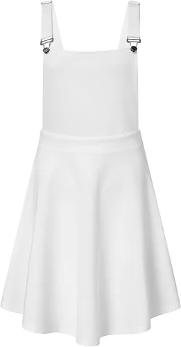 Vista 2 de YOINS - Minifaldas overol femeninas con tirantes ajustables, plisadas