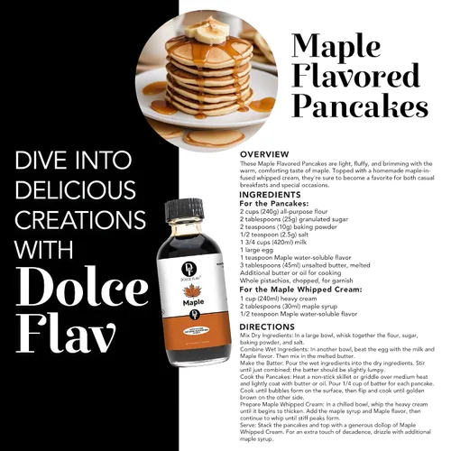 Vista 4 de Dolce Flav Extracto de arce de 1 galón – Kosher, sin azúcar, rico sabor concentrado de arce para hornear, café y postres